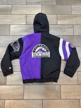 Vintage Colorado Rockies Windbreaker By Starter
